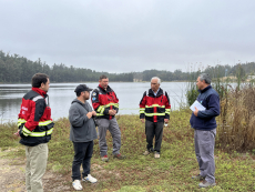 Equipo municipal recorrió puntos críticos invernales de la comuna