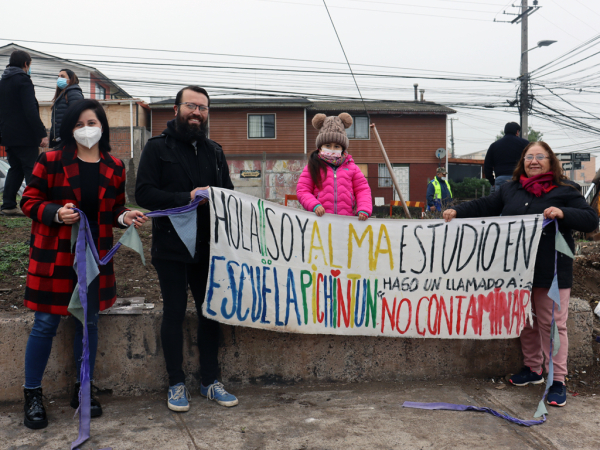 Plan de recuperación de espacios públicos en barrios partió en tramo de bandejón central de calle Manuel Montt