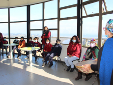 Alumnos y alumnas  de la Escuela de Aguas Buenas aprendieron sobre cultura local y mapuche