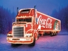 Fiesta de navidad en el Montemar y la itinerancia de los camiones de la Coca Cola.