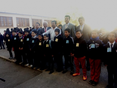 Grupo Escolar Sor Teresa de los Andes inauguró nueva ornamentación de su patio