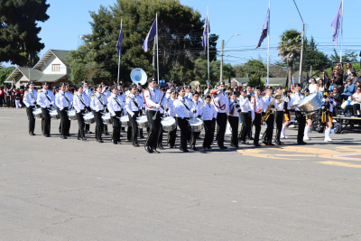 San Antonio vivi&oacute; el segundo Encuentro de Bandas Escolares en el Mes de la Patria