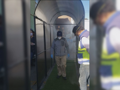 Municipalidad de San Antonio implementará túneles sanitizadores