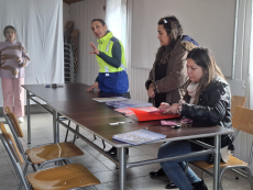 Autoridades municipales supervisan avance de obras en Escuela Cristo del Maipo