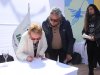 Escritora Perla Vallejo realizó lanzamiento de libro en la plaza de Llolleo