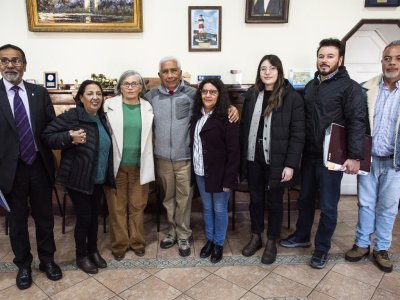 Directora regional de la JUNJI y alcalde de San Antonio sostienen reunión de coordinación